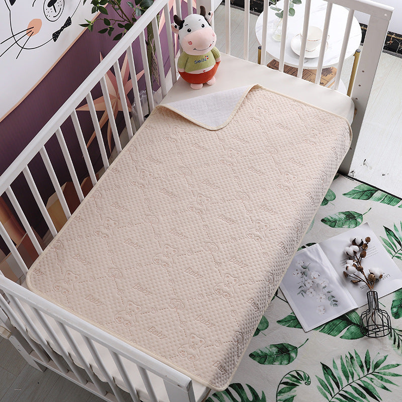 Waterproof and washable pure cotton baby diaper pad