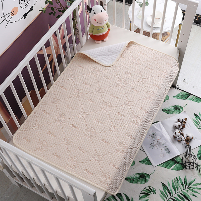 Waterproof and washable pure cotton baby diaper pad